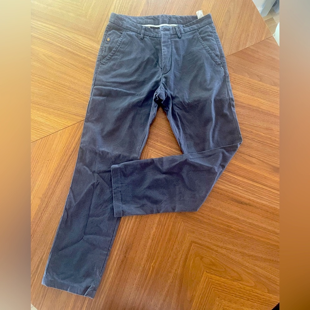 Massimo Dutti grey/navy dress trousers | sz 30